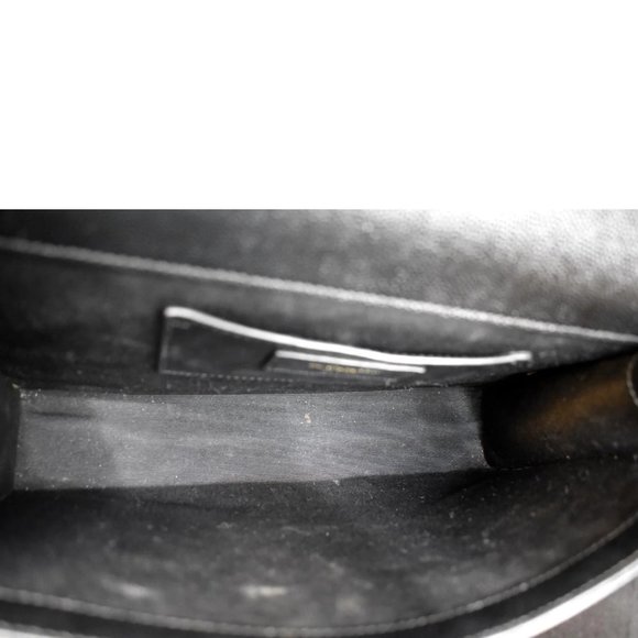 YVES SAINT LAURENT Kate Leather Shoulder Bag Black - Picture 12 of 12